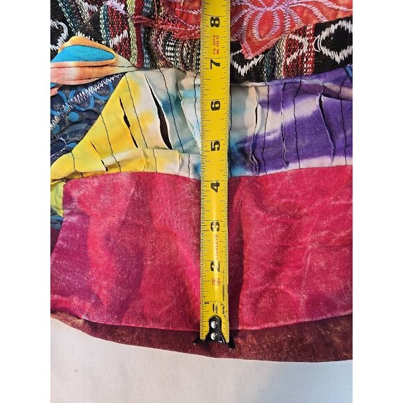 Rising International Shoulder Bag Multicolor Lotus Flower Hippie Boho New - Picture 11 of 15